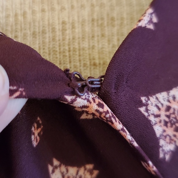 🌟 3 for $15 Deal! 🌟Xhilaration purple pink flower romper M - Picture 3 of 6